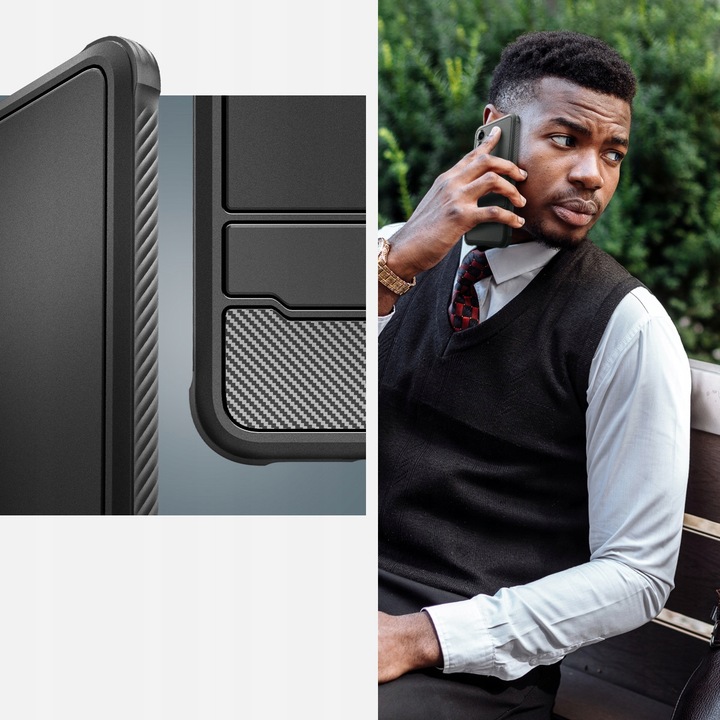 Etui do Galaxy S24, Spigen Rugged Armor, case, futerał, cover, pokrowiec