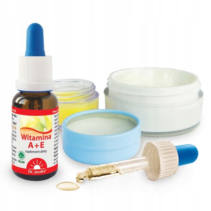 Dr Jacobs NATURALNA Witamina A + E tokoferole KROPLE