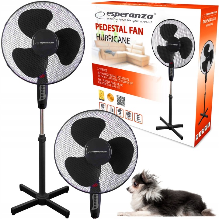 STOJĄCY WIATRAK PODŁOGOWY DO DOMU CICHY WENTYLATOR