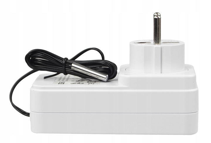 Regulator Temperatury Pokojowy Termostat Elektroniczny 230V Gniazdo 16A