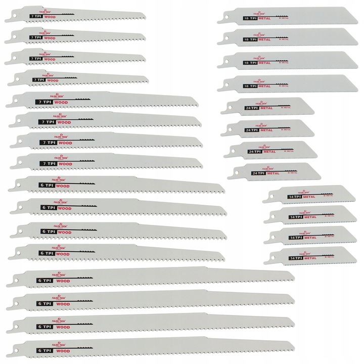 BRZESZCZOT DO PIŁY SZABLASTEJ ZESTAW 28 SZT NOŻE DO LISA