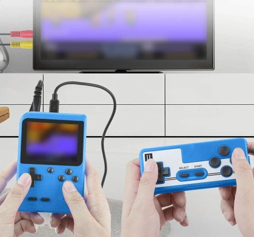 PRZENOŚNA MINI KONSOLA RETRO 400 GIER GAMEBOY DODATKOWY PAD GRA NA 2 OSOBY