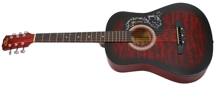 GITARA AKUSTYCZNA ZESTAW DLA POCZĄTKUJĄCYCH 81/P