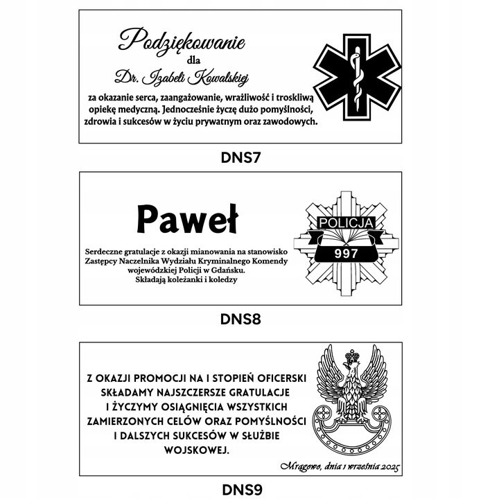 Zestaw Piśmienniczy z Dedykacją Grawerem w Etui na Prezent