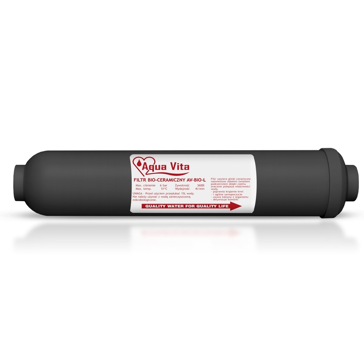 Zestaw Filtrów Wody AQUAVITA do RO7 Komplet Wkładów do Filtra Wody