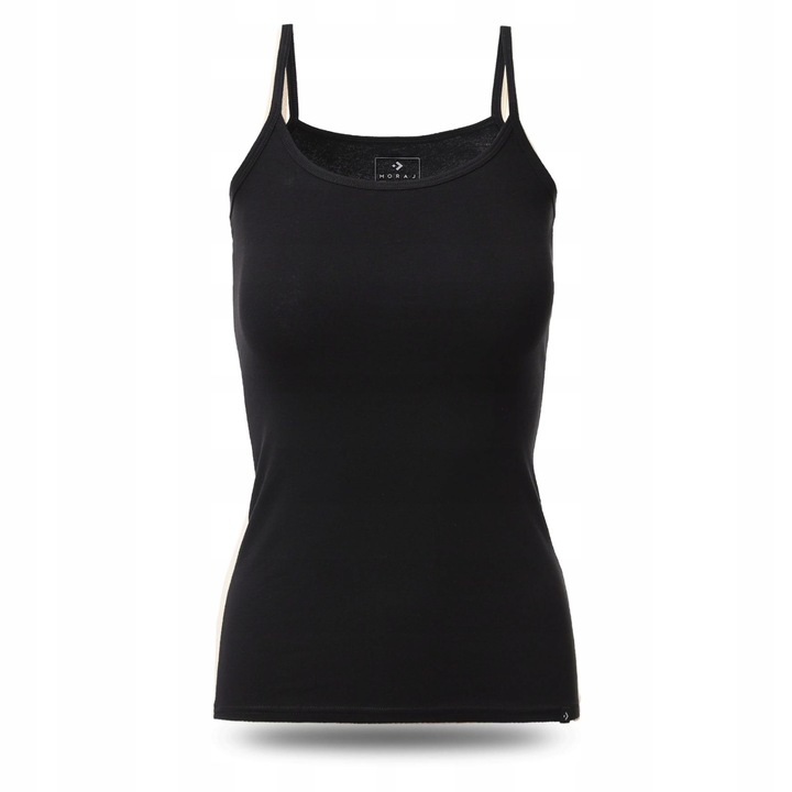 TOP DAMSKI Dopasowany Koszulka Gładka Bez Rękawów Podkoszulka MORAJ XL