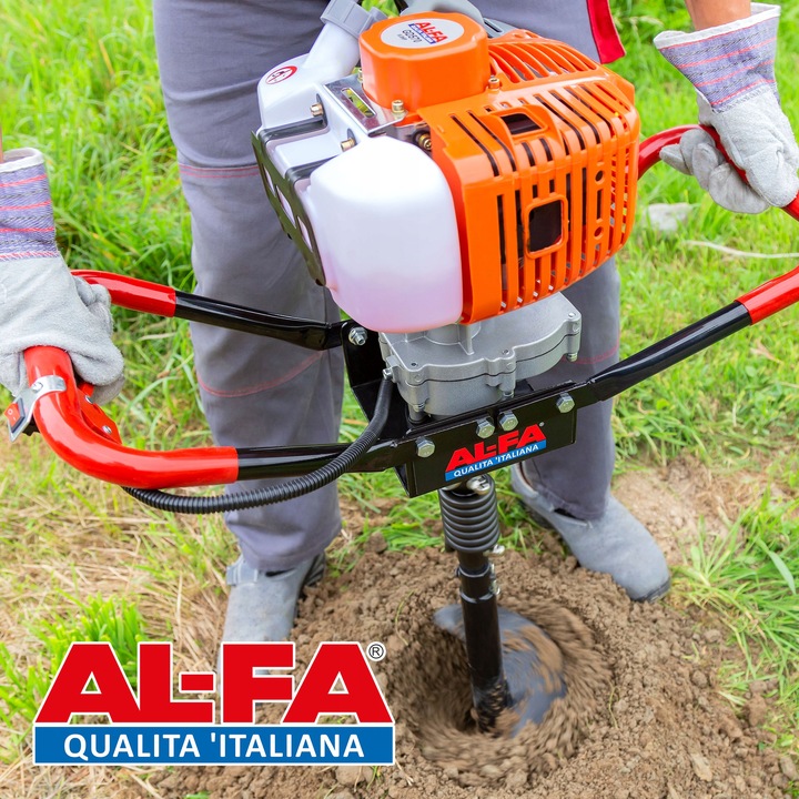 WIERTNICA GLEBOWA ŚWIDER SPALINOWY DO GLEBY ZIEMI 3 WIERTŁA PRZEDŁUŻKA MOC