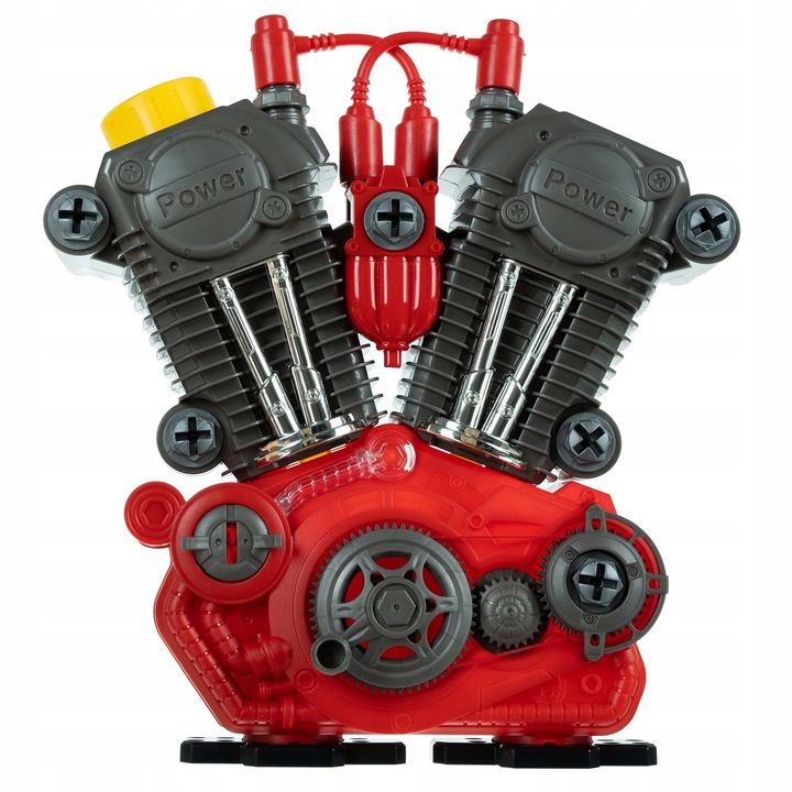 Mały Mechanik Silnik do Rozkręcania i Skręcania światło LED Dźwięk Silnika