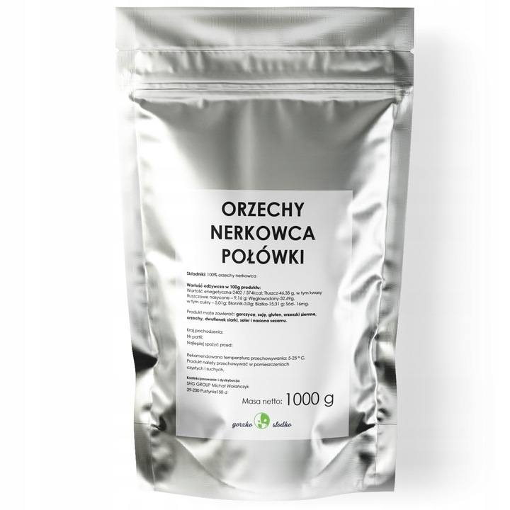 ORZECHY NERKOWCA połówki 1kg