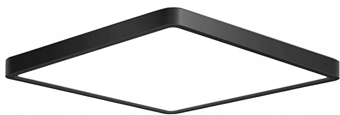 PANEL PLAFON LED 24W NATYNKOWY NIEMRUGAJĄCY CZARNY