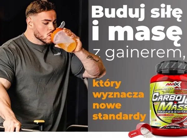 ODŻYWKA NA SIŁE I MASĘ 8 w 1 - Gainer z dodatkiem białka, kreatyny,