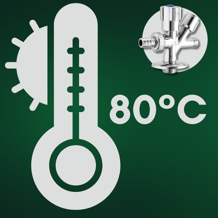 ZAWÓR KUREK KOMBI KOMBINOWANY DO BATERII PRALKI ZMYWARKI KĄTOWY 1/2x3/8x3/4