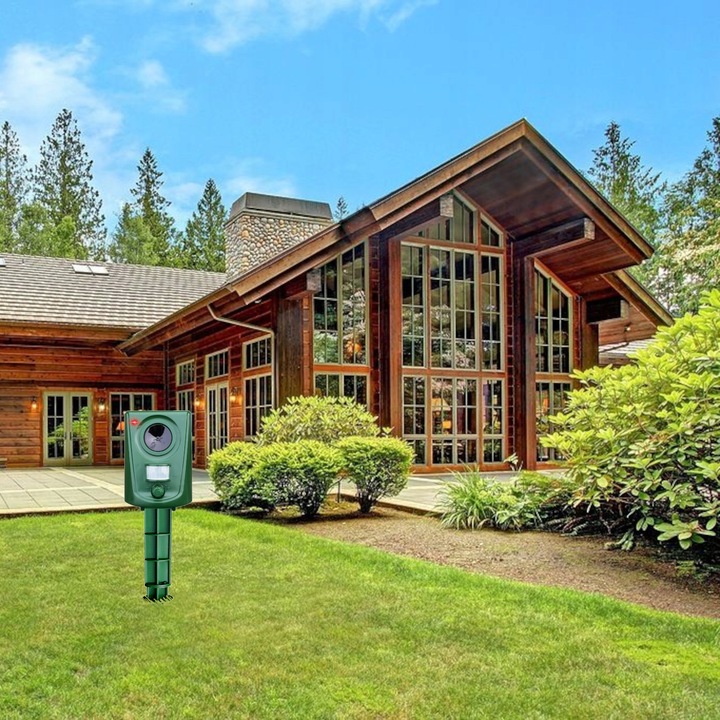 ODSTRASZACZ ZWIERZĄT KOTÓW PSÓW DZIKÓW SAREN PTAKÓW ITP + Lokalizator