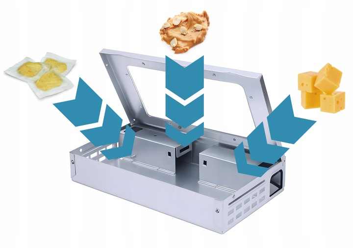 MYSZOŁAPKA ŻYWOŁAPKA PUŁAPKA ŁAPKA NA MYSZY I SZCZURY CHWYTACZ NO PEST