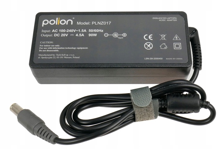 Ładowarka 90W do laptopa LENOVO 20V 4,5A wtyk 7,9x5,5mm pin