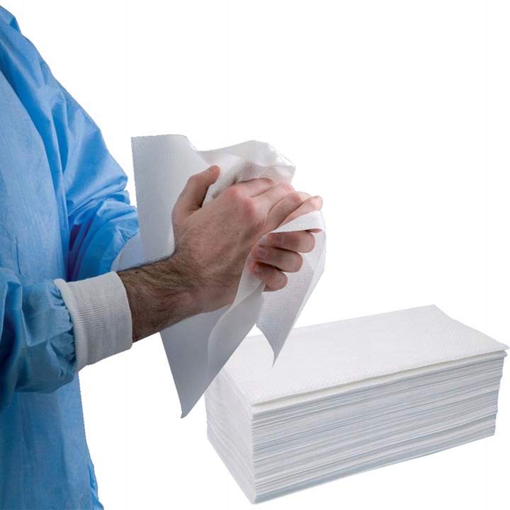 Ręcznik Papierowy ZZ BIAŁY GRUBY CELULOZA 2w A20 M 3000 LISTKÓW