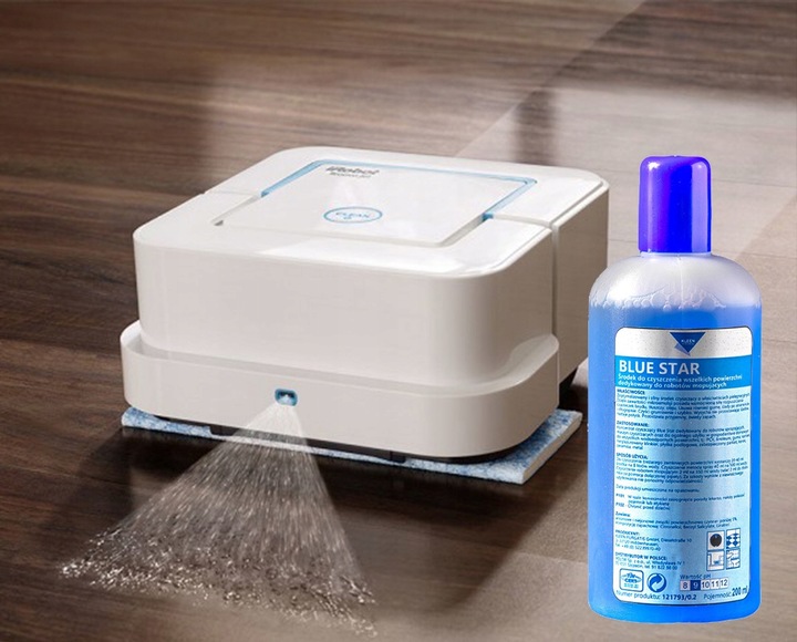 Blue Star WYDAJNY Płyn do robotów czyszczących mopujących 200 ml z pipetą