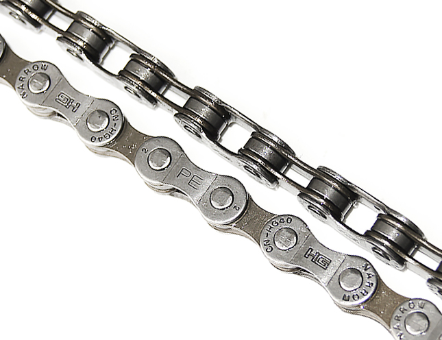 ŁAŃCUCH ROWEROWY 6/7/8-rzędów 1/2x3/32 114 ogniw SHIMANO CN-HG40 ORYGINALNY