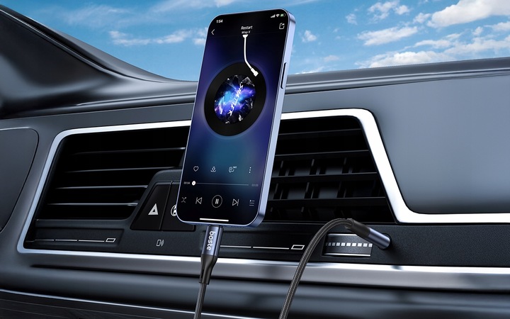 BOSTE KABEL ADAPTER PRZEJŚCIÓWKA AUDIO LIGHTNING DO IPHONE MINI-JACK