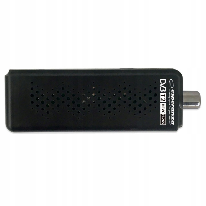 MINI DEKODER TUNER TV DVB-T2 HEVC H.265 FULL HD PILOT KABEL HDMI