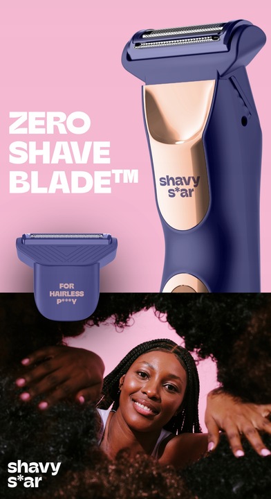 Damska Maszynka do Golenia Miejsc Intymnych Golarka do Ciała Nóg Shavy Star