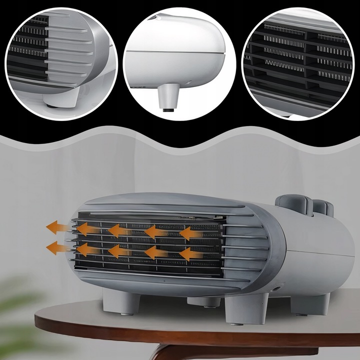 FARELKA MOCNY GRZEJNIK TERMOWENTYLATOR ELEKTRYCZNY STOJĄCY TERMOSTAT