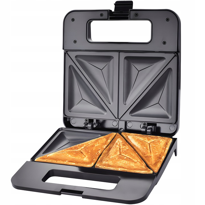 TOSTER OPIEKACZ DO KANAPEK CHRUPIĄCYCH TOSTÓW SANDWICH 1000W TRÓJKĄTY