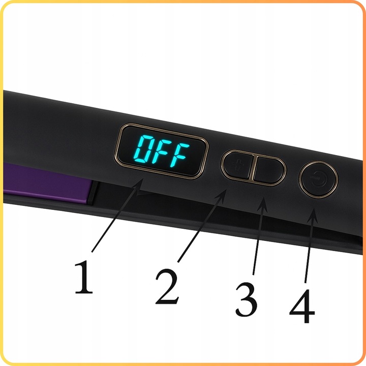 Prostownica do włosów ceramiczna 2w1 Kręci Loki LED Szybkie