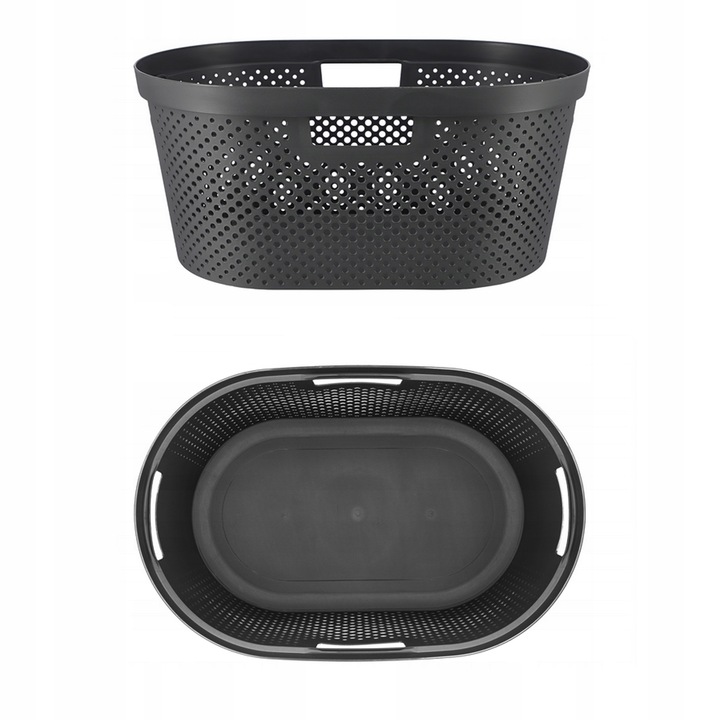 Kosz na Pranie do Magla Ciemny Szary 40L Infinity Curver