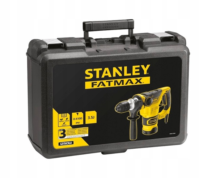 Młotowiertarka STANLEY SDS PLUS 1250W FME1250K-QS