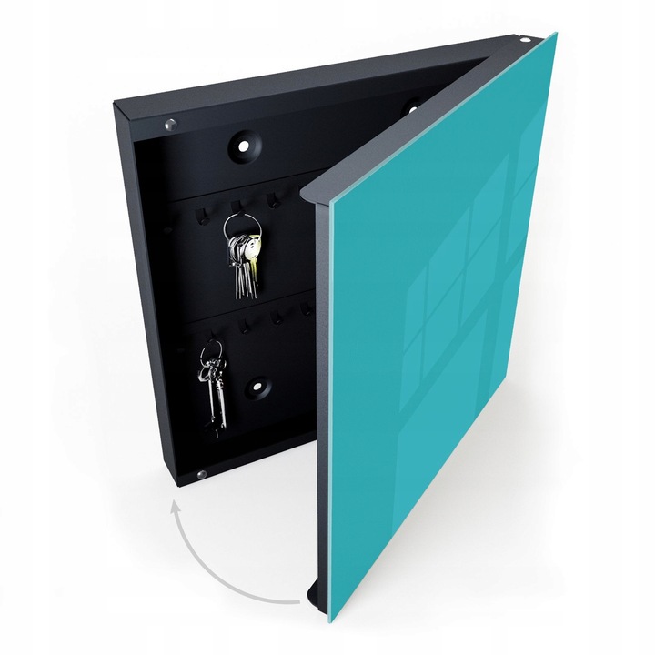 wieszak skrzynka na klucze podwójna otwierana