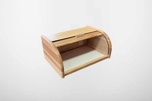 CHLEBAK DREWNIANY BUKOWY DUŻY POJEMNIK NA PIECZYWO CHLEB