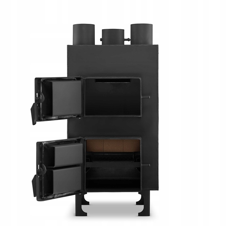 Piec szamotowy z nadmuchem NADMUCHOWY grzewczy WENTYLATOR koza 20kW