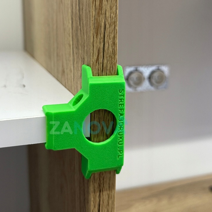 ZESTAW GRUBYCH UCHWYTÓW STOLARSKICH Trzecia Ręka 18mm SZABLON DO