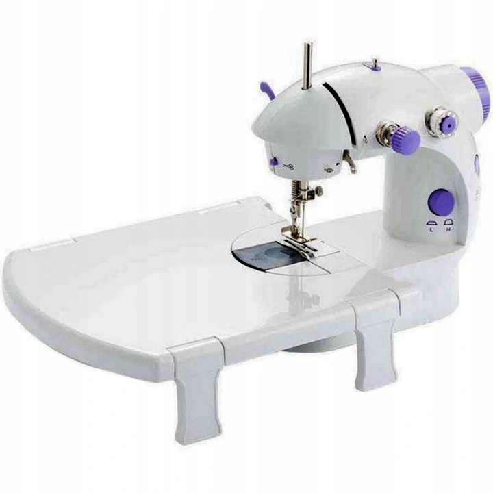 Mini maszyna do szycia dla dzieci nić igła akcesoria + stolik pedał