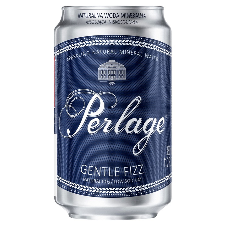 Cisowianka Perlage woda musująca 330 ml 48 sztuki