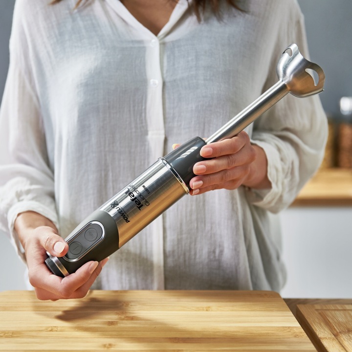 2w1 Blender ręczny TEFAL QUICKCHEF HB6598 Stalowe ostrza 1000 W