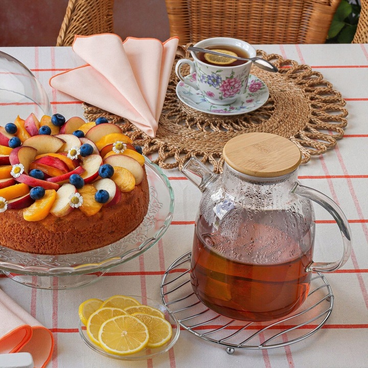 DZBANEK Szklany ze Spiralą Gorące i Zimne do HERBATY ZIÓŁ Tadar Nexo 1,8L