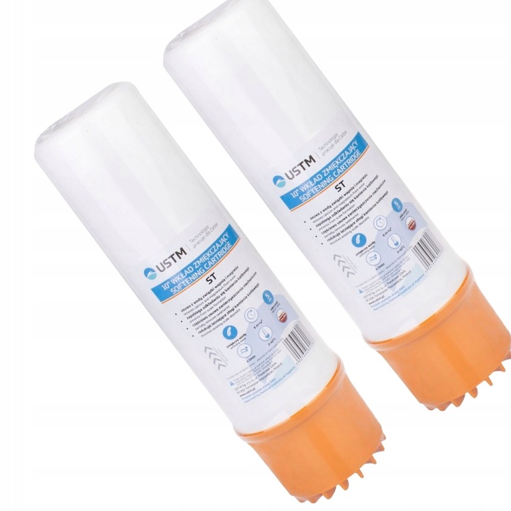 2X FILTR DO WODY FILTRUJĄCY WKŁAD ZMIĘKCZAJĄCY DO OBUDOWY 10" USTM