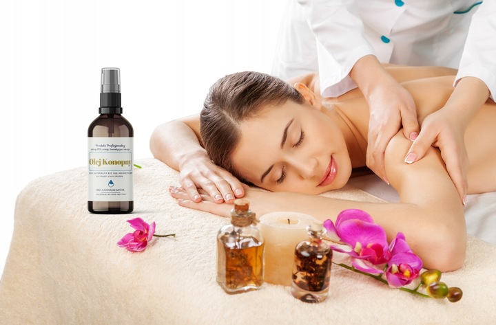 Olej KONOPNY nawilża działa przeciwzapalnie na skórę