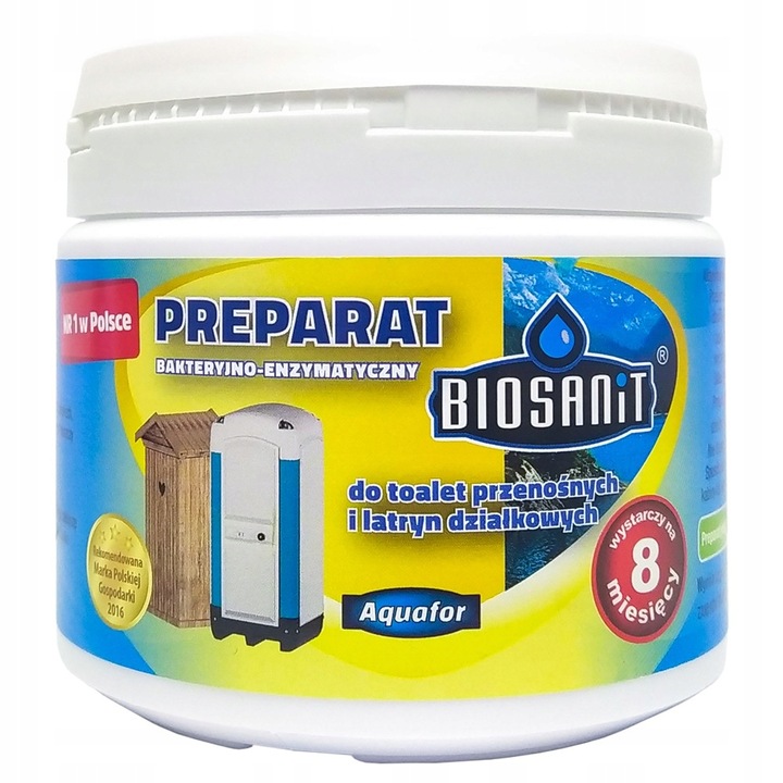 BAKTERIE DO SZAMBA BIOSANIT PROSZEK do LATRYN na DZIAŁKĘ na ZAPACHY