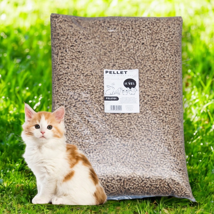 ŻWIREK DREWNIANY PELLET DLA KOTA KRÓLIKA ŚWINKI OPAŁ 15kg 40l