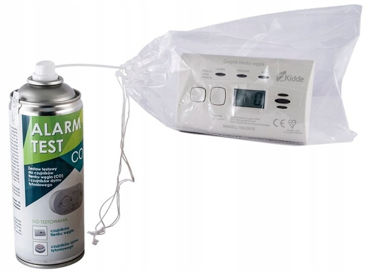 Gaz Testowy do Czujnika Czadu Tlenku Węgla Dymu CO Aisko Kidde