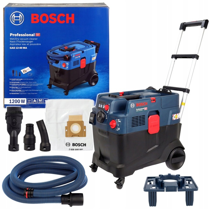 ODKURZACZ PRZEMYSŁOWY NA SUCHU I MOKRO 1200W GAS 12-40 MA BOSCH Z