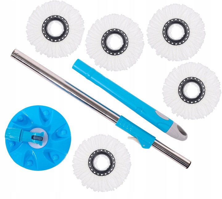 KIJ DO MOPA OBROTOWEGO + 5 x NAKŁADKA KOŃCÓWKA