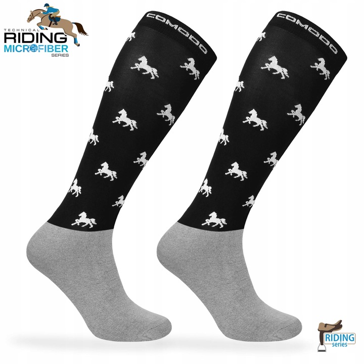 Pudełko podkolanówek jeździeckich z mikrofibry