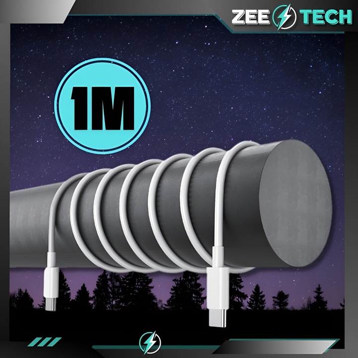 ŁADOWARKA SIECIOWA USB-C DO IPHONE 15 16 PRO MAX PLUS + KABEL USB-C 60W 1m