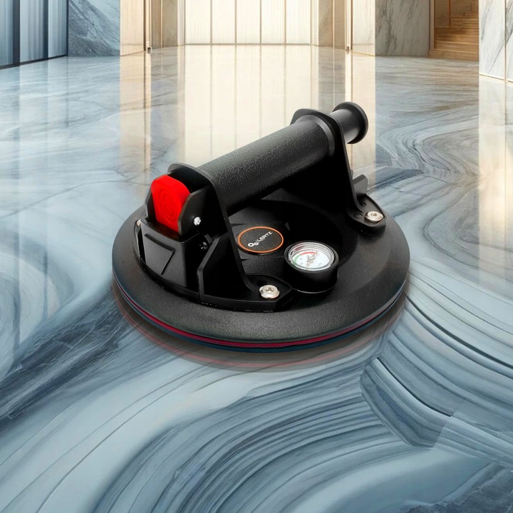 Przyssawka do Płytek Szyb Próżniowa Uchwyt z Pompką i Manometrem