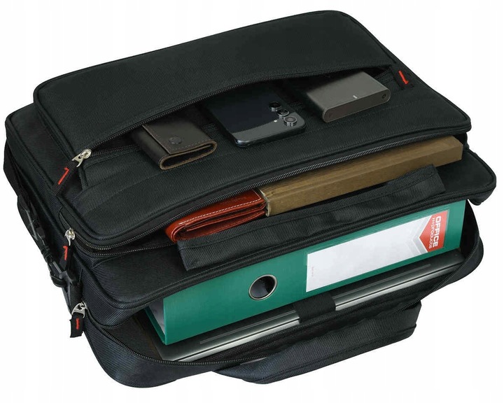 WERSmond torba na dokumenty poliester bez wzoru