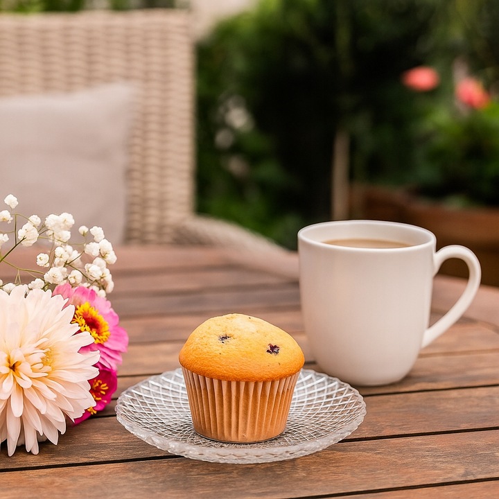 Zestaw talerzy 12 osób i patera na ciasto Altom Design Solaris Komplet 13el